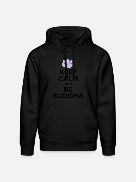 be buddha - Sweat à capuche bio DRUMMER Stanley/Stella Unisexe - noir