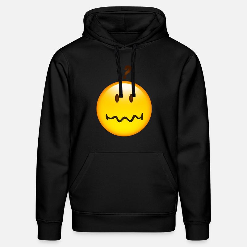 Smiley Question mark - Sweat à capuche bio DRUMMER Stanley/Stella Unisexe - noir