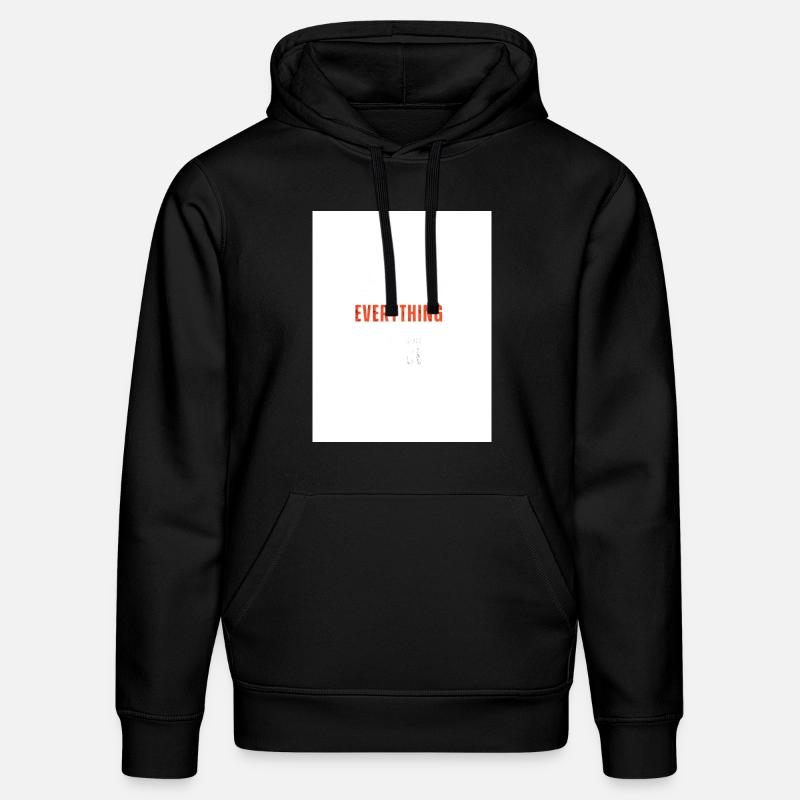 Déclaration de tout - Sweat à capuche bio DRUMMER Stanley/Stella Unisexe - noir