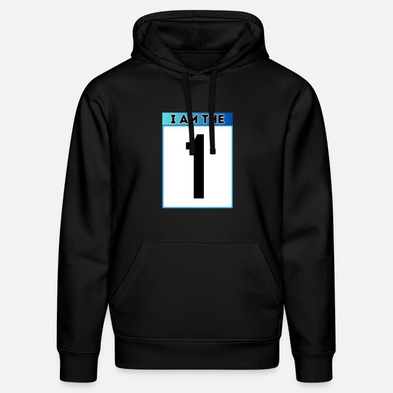 Je suis le 1 - Sweat à capuche bio DRUMMER Stanley/Stella Unisexe - noir