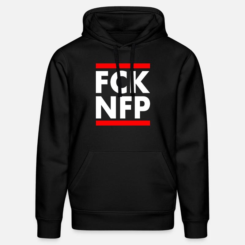 Fck nfp - Stanley/Stella Unisex Bio-Hoodie DRUMMER  - Schwarz