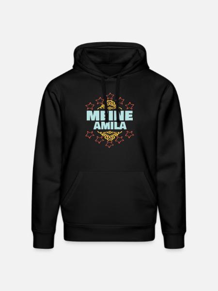 Girl Amila - Stanley/Stella DRUMMER Unisex Organic Hoodie - black