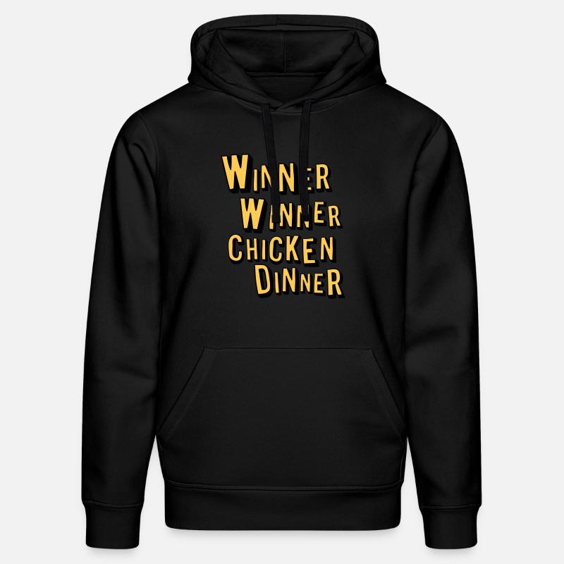 Winner Winner Chicken Dinner - Sweat à capuche bio DRUMMER Stanley/Stella Unisexe - noir