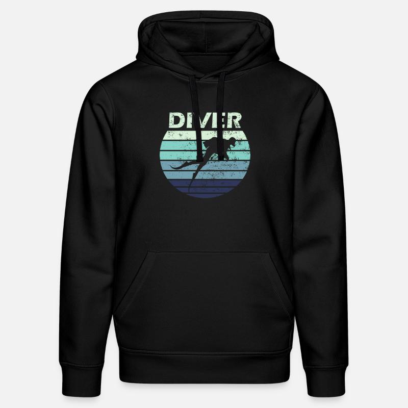 Plongée plongée - Sweat à capuche bio DRUMMER Stanley/Stella Unisexe - noir