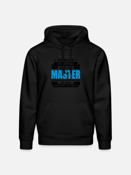 Funshirt Master - Stanley/Stella Unisex Bio-Hoodie DRUMMER - Schwarz
