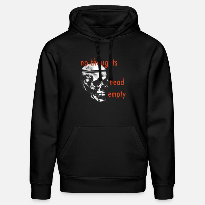 pas de pensées - Sweat à capuche bio DRUMMER Stanley/Stella Unisexe - noir