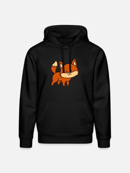 fuchs - Stanley/Stella Unisex Bio-Hoodie DRUMMER  - Schwarz