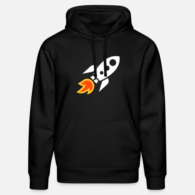 Fusée - Sweat à capuche bio DRUMMER Stanley/Stella Unisexe - noir