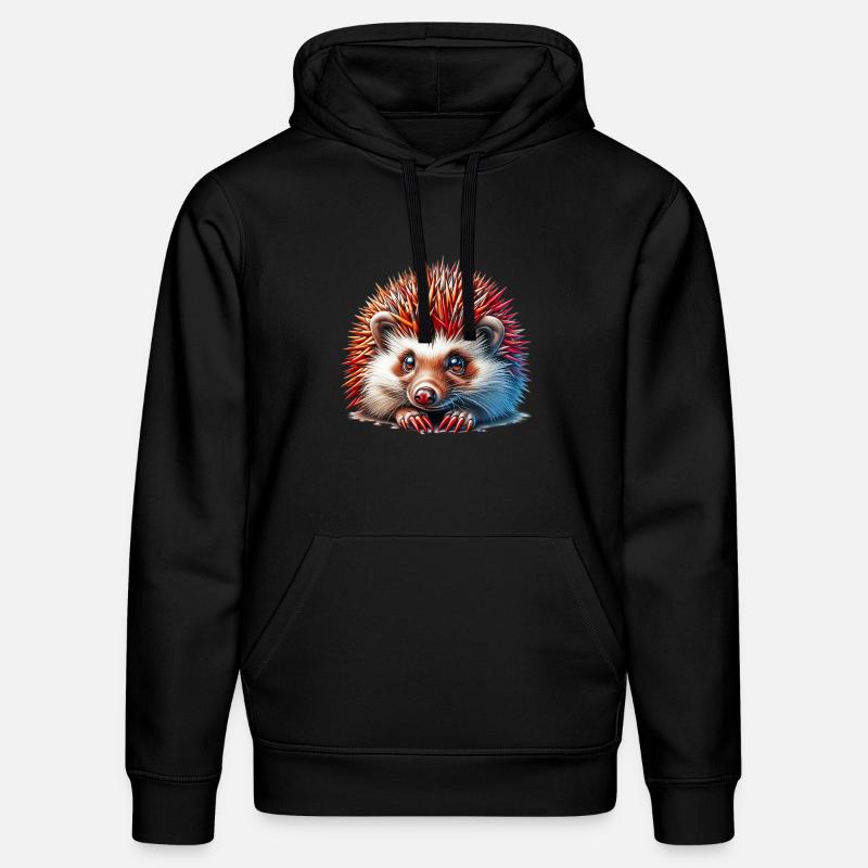 Igel - Stanley/Stella Unisex Bio-Hoodie DRUMMER  - Schwarz