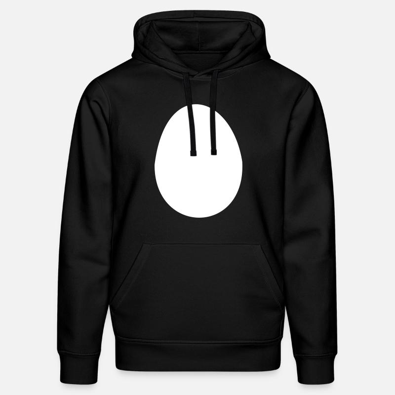 forme d'oeuf - Sweat à capuche bio DRUMMER Stanley/Stella Unisexe - noir
