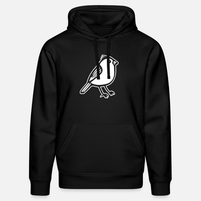 Vogel - Stanley/Stella Unisex Bio-Hoodie DRUMMER  - Schwarz