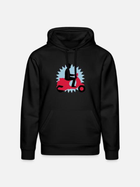 vespa_3c - Stanley/Stella Unisex Bio-Hoodie DRUMMER - Schwarz