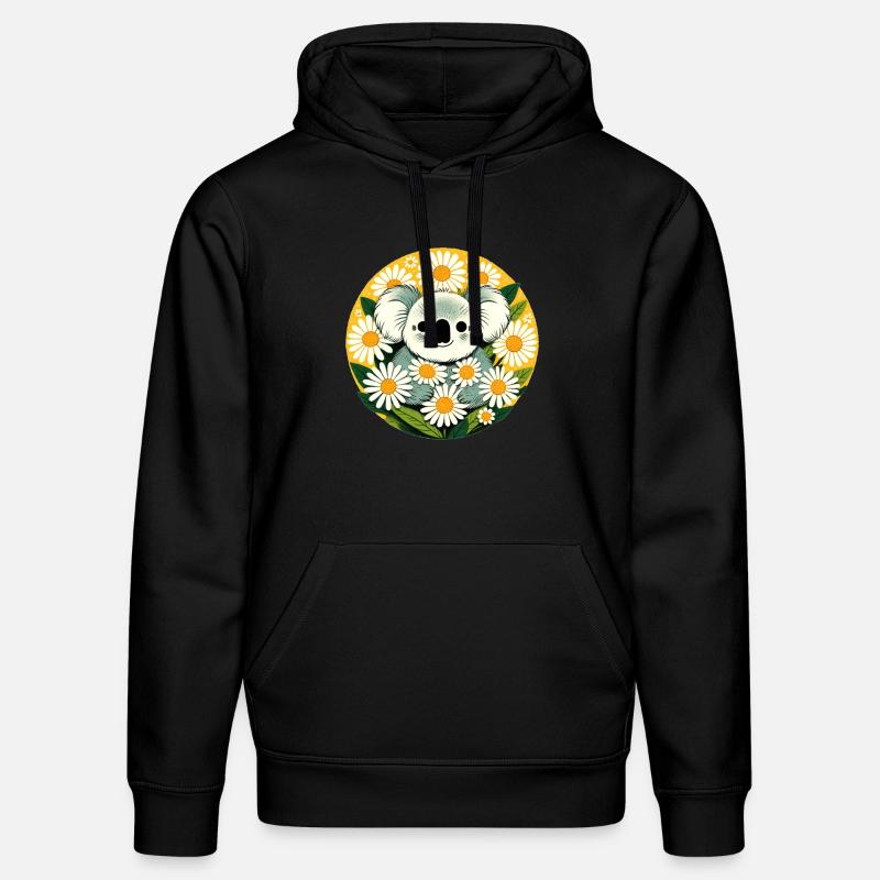 Koala - Sweat à capuche bio DRUMMER Stanley/Stella Unisexe - noir