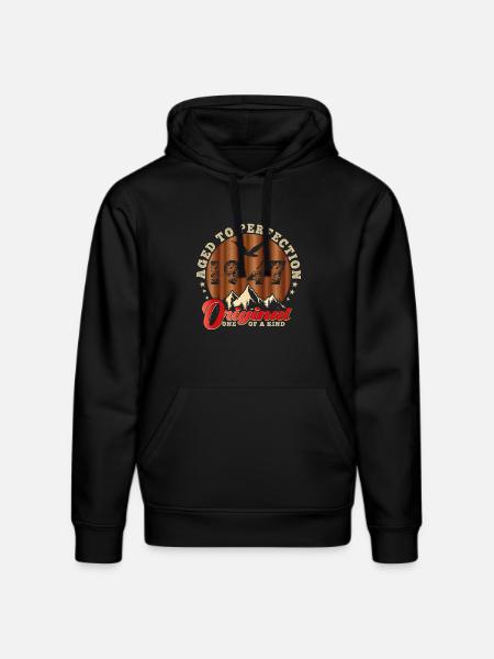 Iconic 1947 Anniversary - Stanley/Stella DRUMMER Unisex Organic Hoodie - black