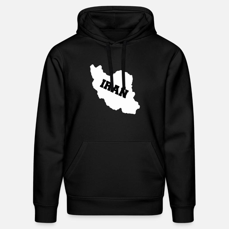 Iran - Sweat à capuche bio DRUMMER Stanley/Stella Unisexe - noir
