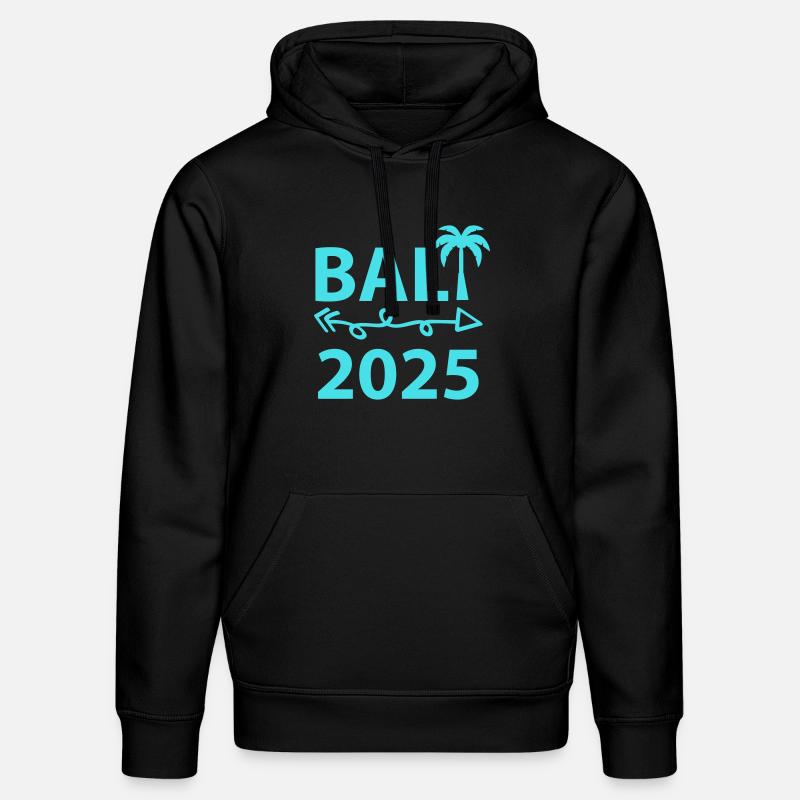Bali 2025 - Sweat à capuche bio DRUMMER Stanley/Stella Unisexe - noir