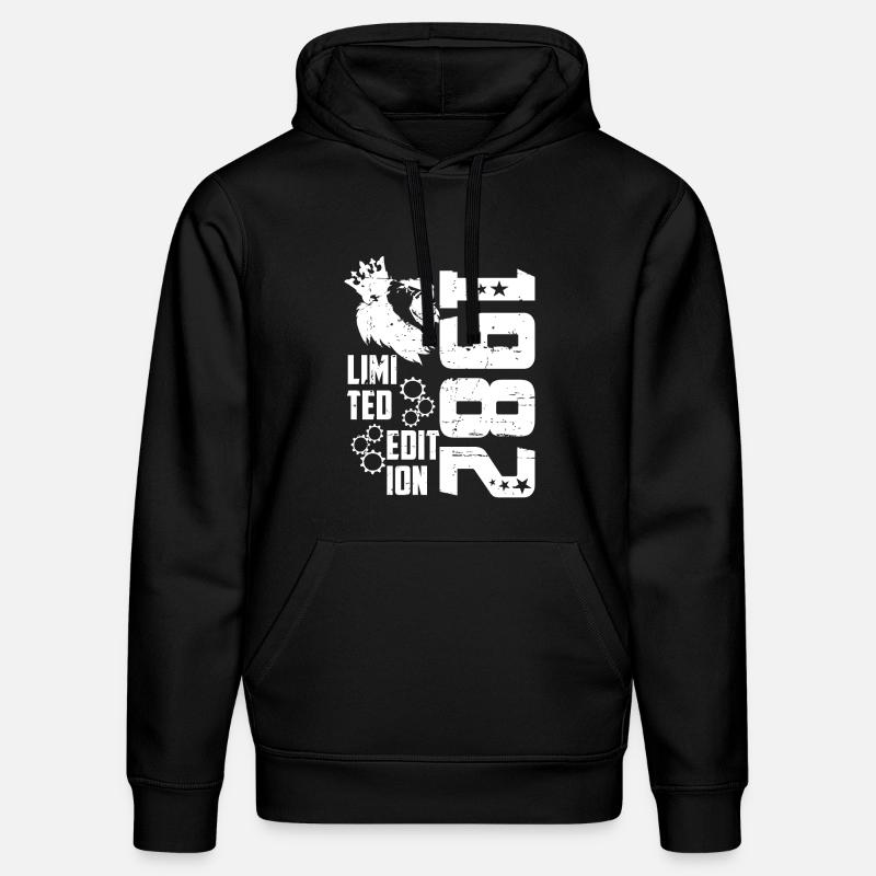 1982 Born Édition Limitée - Sweat à capuche bio DRUMMER Stanley/Stella Unisexe - noir