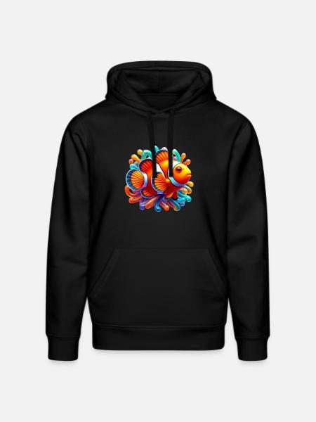 Clownfish - Stanley/Stella DRUMMER Unisex Organic Hoodie - black