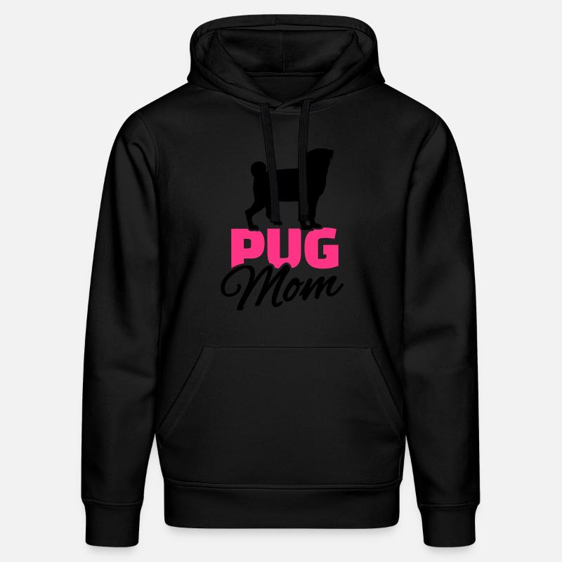 Mops - Stanley/Stella Unisex Bio-Hoodie DRUMMER  - Schwarz