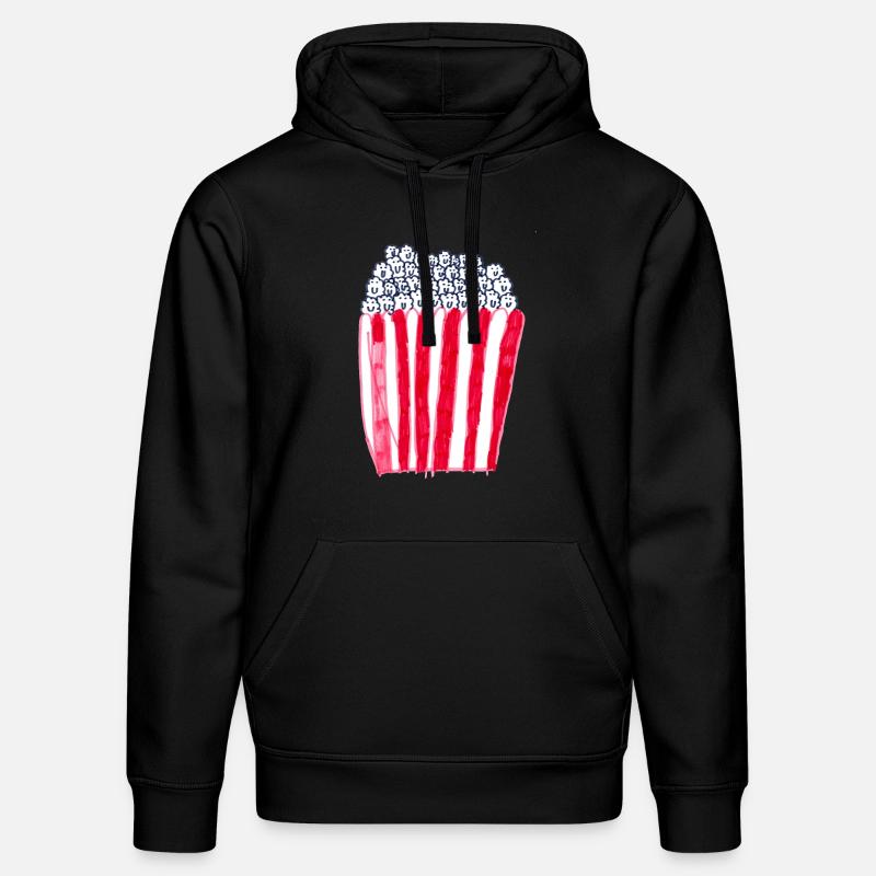 Pop-corn - Sweat à capuche bio DRUMMER Stanley/Stella Unisexe - noir