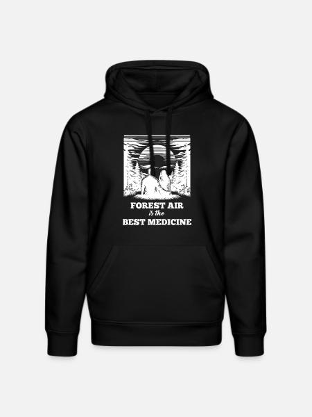 Natur-Spruch - Stanley/Stella Unisex Bio-Hoodie DRUMMER  - Schwarz