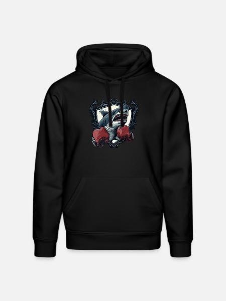 Shark Boxer MMA Logo - Sweat à capuche bio DRUMMER Stanley/Stella Unisexe - noir