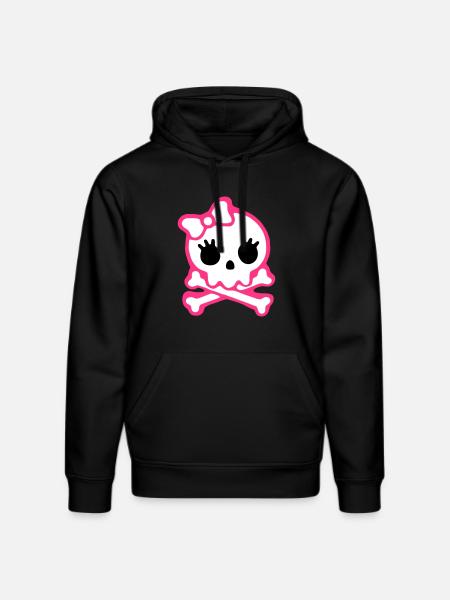 skull - Stanley/Stella Unisex Bio-Hoodie DRUMMER - Schwarz