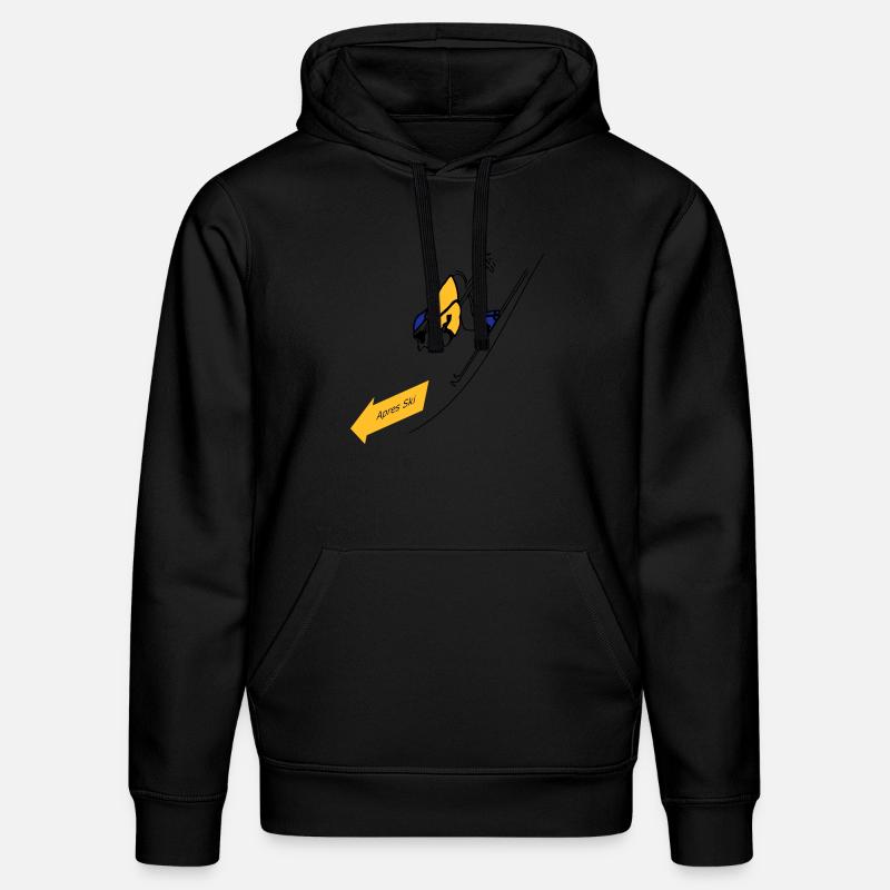 "Apres ski" by Claudia-Moda - Sweat à capuche bio DRUMMER Stanley/Stella Unisexe - noir