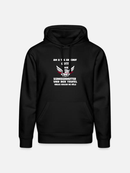 Schwiegermutte - Stanley/Stella Unisex Bio-Hoodie DRUMMER - Schwarz