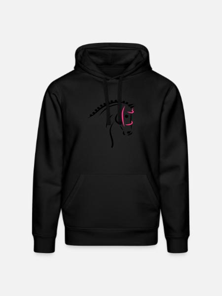 Sports Horse - Stanley/Stella DRUMMER Unisex Organic Hoodie - black