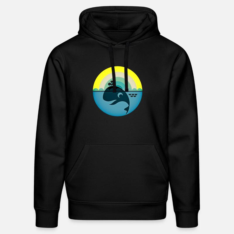 Wal - Stanley/Stella Unisex Bio-Hoodie DRUMMER  - Schwarz