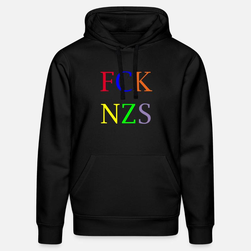 FCK NZS - Sweat à capuche bio DRUMMER Stanley/Stella Unisexe - noir