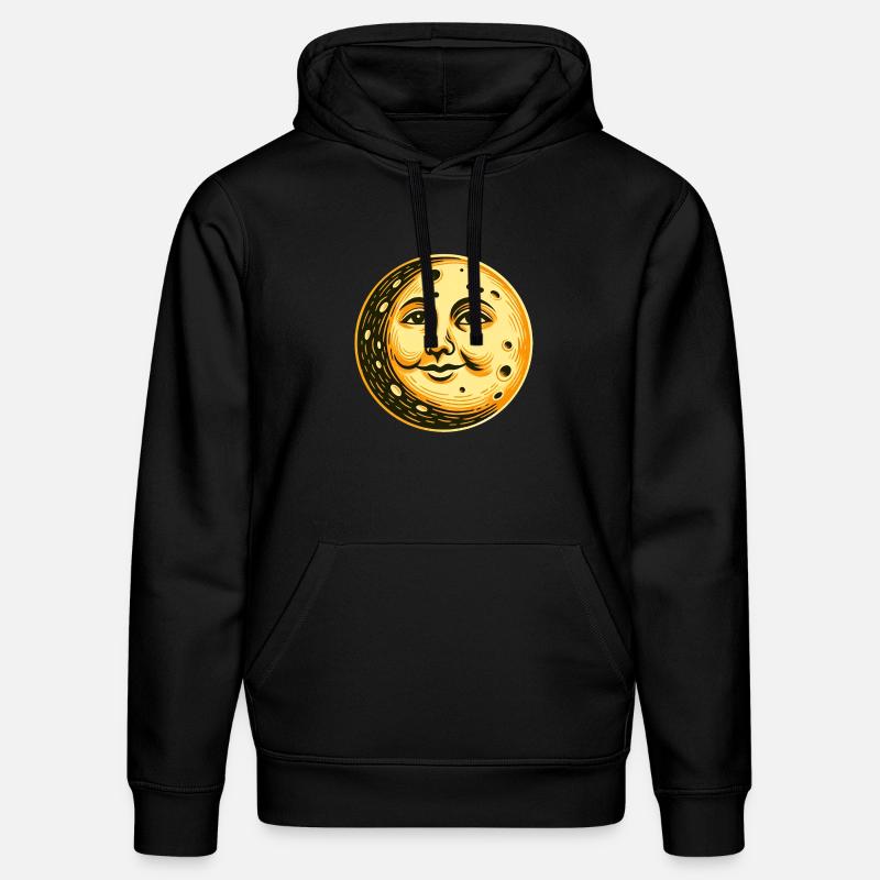 Lune - Sweat à capuche bio DRUMMER Stanley/Stella Unisexe - noir