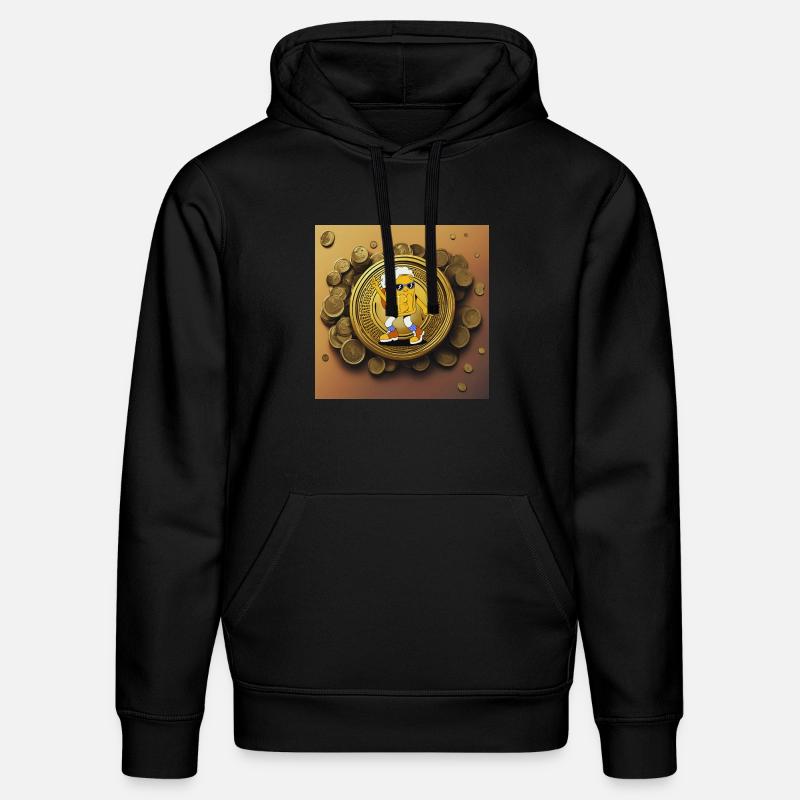 Dancing Beerman - Stanley/Stella Unisex Bio-Hoodie DRUMMER  - Schwarz