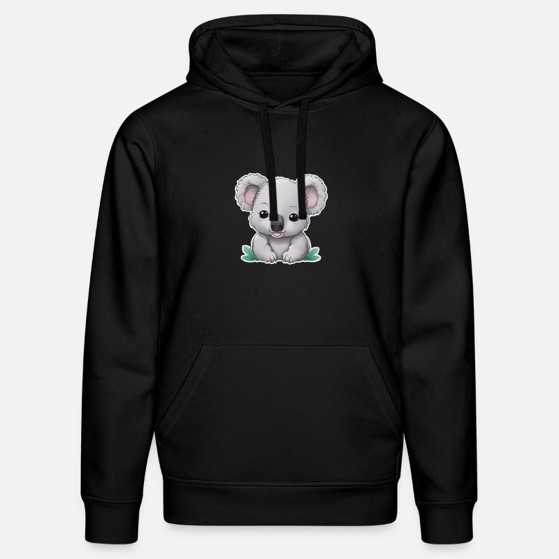 BÉBÉ KOALA 5 - Sweat à capuche bio DRUMMER Stanley/Stella Unisexe - noir