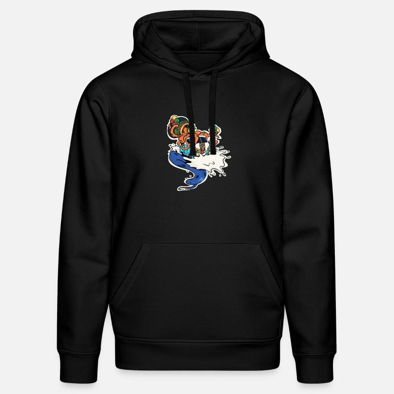 Tropical Vibes - Sweat à capuche bio DRUMMER Stanley/Stella Unisexe - noir