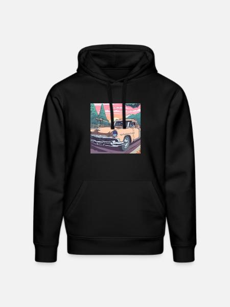 Oldtimer-Roadtrip - Stanley/Stella Unisex Bio-Hoodie DRUMMER - Schwarz