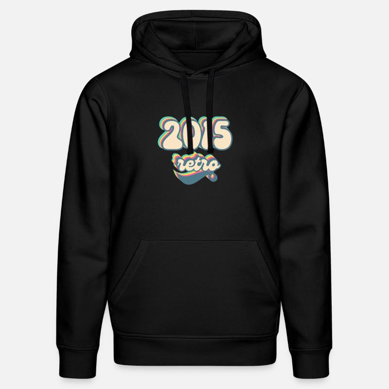 2015 Retro Geschenkidee - Stanley/Stella Unisex Bio-Hoodie DRUMMER  - Schwarz