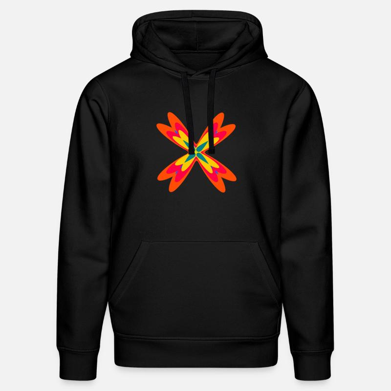 Résumé de trois motifs différents - Sweat à capuche bio DRUMMER Stanley/Stella Unisexe - noir