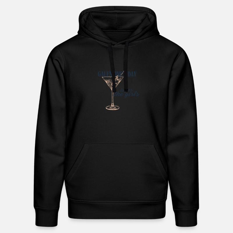 La Saint-Valentin Bleu - Sweat à capuche bio DRUMMER Stanley/Stella Unisexe - noir