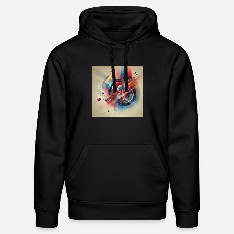 Couleurs en mouvement - Sweat à capuche bio DRUMMER Stanley/Stella Unisexe - noir