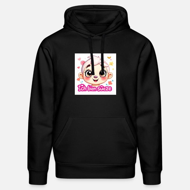 Doux G - Sweat à capuche bio DRUMMER Stanley/Stella Unisexe - noir