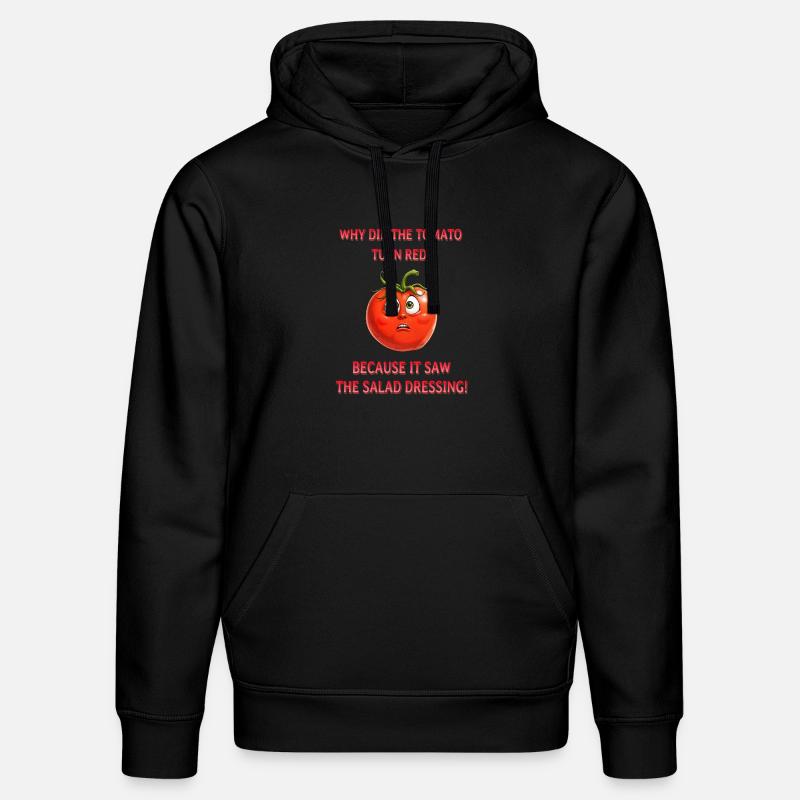 Une tomate gênée - Sweat à capuche bio DRUMMER Stanley/Stella Unisexe - noir