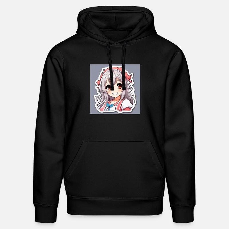AUTOCOLLANTS ANIME SWS - Sweat à capuche bio DRUMMER Stanley/Stella Unisexe - noir
