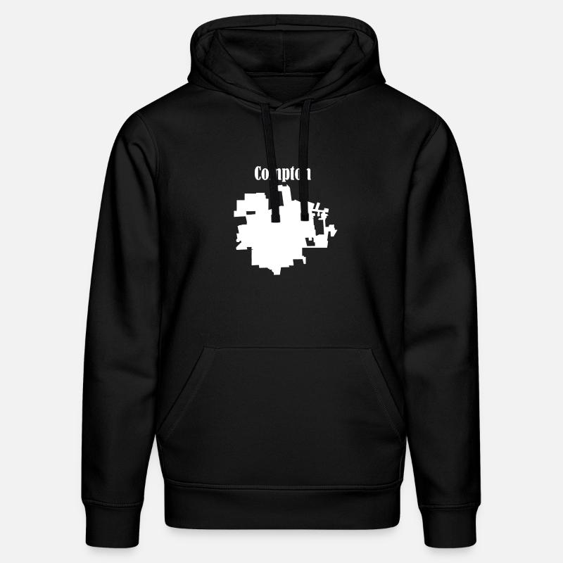 Compton - Sweat à capuche bio DRUMMER Stanley/Stella Unisexe - noir