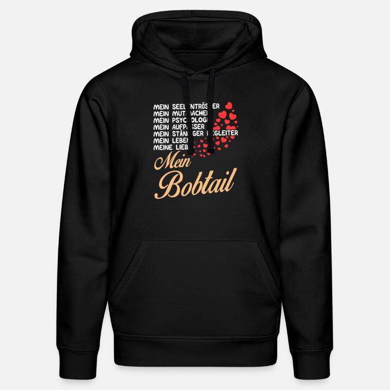 Bobtail - Mein - Stanley/Stella Unisex Bio-Hoodie DRUMMER  - Schwarz
