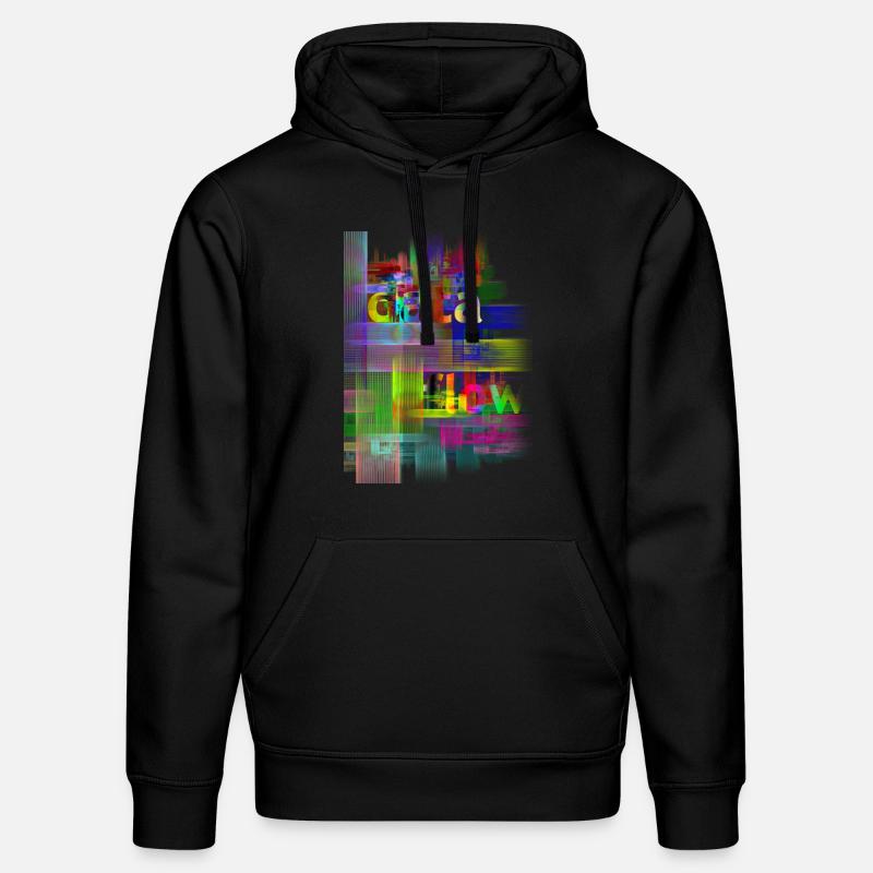 DATA FLOW - Stanley/Stella Unisex Bio-Hoodie DRUMMER  - Schwarz