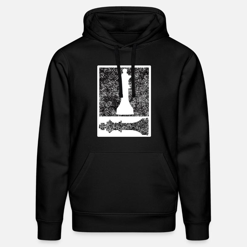 Checkmate Queen King - Sweat à capuche bio DRUMMER Stanley/Stella Unisexe - noir