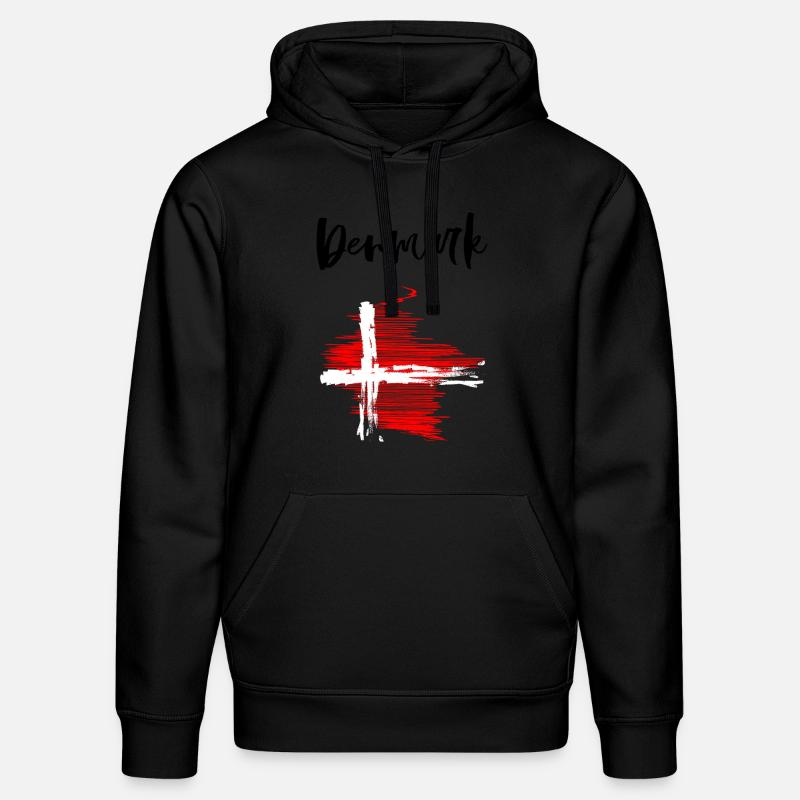 Denmark - Danemark - Fanhirt - Sweat à capuche bio DRUMMER Stanley/Stella Unisexe - noir