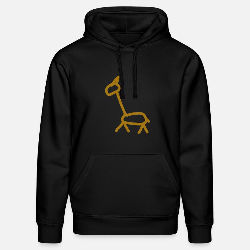 girafe - Sweat à capuche bio DRUMMER Stanley/Stella Unisexe - noir